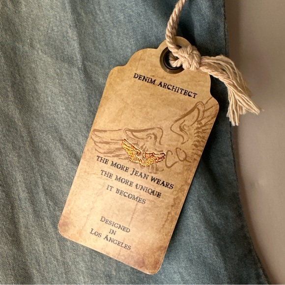 Denim Polka Dot Patch Top - Picture 10 of 16